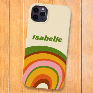 Groovy Colorful Lines 70er Personalisiert Case-Mate iPhone 14 Plus Hülle