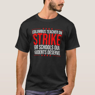 Groovy Columbus Ohio Schullehrer Strike OH Tee