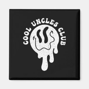 Groovy Cool Uncles Club Retro Onkel Väter Day Ha Magnet