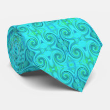Groovy Cooles Abstraktes Aqua Liquid Art Swirl Mus