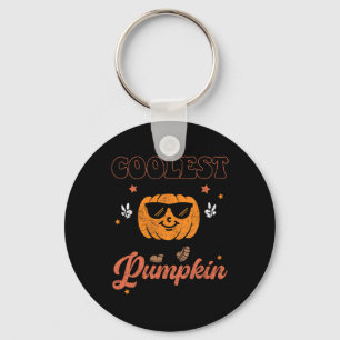 Groovy Coolster Kürbis zum PatchHalloween Schlüsselanhänger
