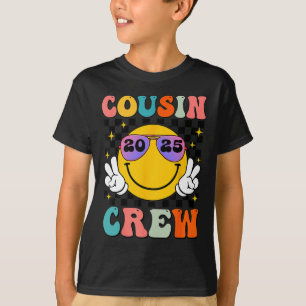 Groovy Cousin Crew 2025 Sommerferien Strand Fami T-Shirt