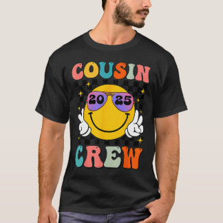 Groovy Cousin Crew 2025 Sommerferien Strand Fami T-Shirt