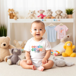 Groovy Cousin Crew Personalisiert Baby Strampler