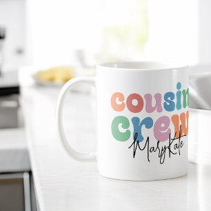 Groovy Cousin Crew Personalisiert Kaffeetasse