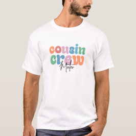 Groovy Cousin Crew Personalisiert T-Shirt
