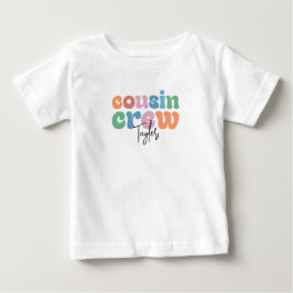 Groovy Cousin Crew Personalized Baby T-shirt
