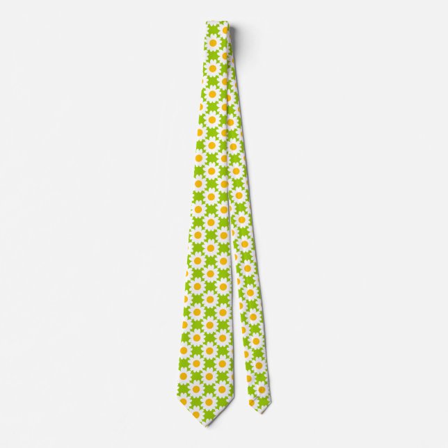 Groovy Daisies Krawatte (Vorderseite)