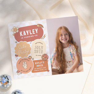 Groovy Daisy Foto Lasse Party Budget Girl Birthday