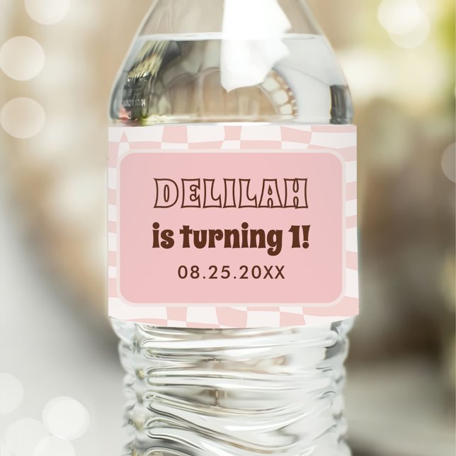 Groovy Daisy Retro 1. Geburtstag Party (Von Creator hochgeladen)