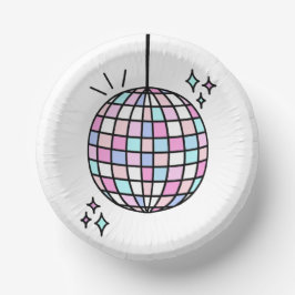 Groovy Disco Ball Pappteller