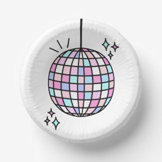 Groovy Disco Ball Pappteller