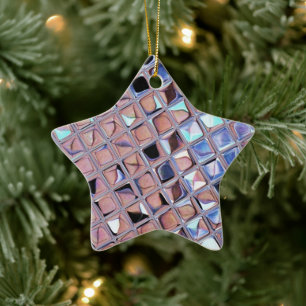 Groovy Disco Mirror Ball for Dance Party Keramikornament