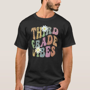 Groovy DRITTEN GRADE VIBES Lehrer Leopard Print 3. T-Shirt