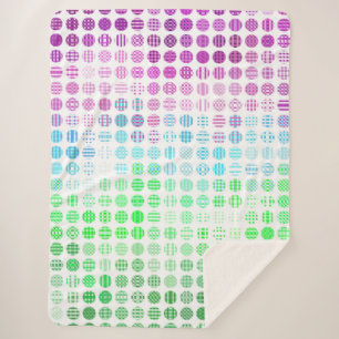 Groovy Eclectic Boho Abstract Toric Pride-Flagge Sherpadecke
