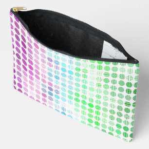 Groovy Eclectic Boho Abstract Toric Pride-Flagge Zubehörtasche
