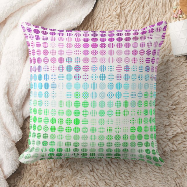 Groovy Eclectic Boho Abstrakt Toric Prilag Flag Kissen (Decke)