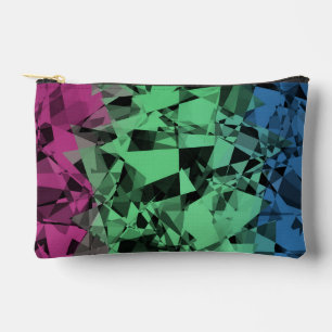 Groovy Eclectic Retro Trippy Polysexual Stolzflagg Zubehörtasche