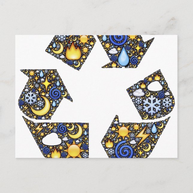 Groovy Ecology Postkarte (Vorderseite)