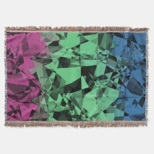 Groovy Eklektische Retro Trippy Polysexual Stolzfl Decke