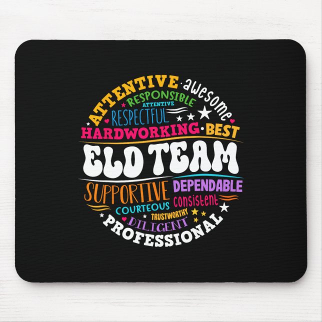 Groovy Eld Team Crew English Language Development  Mousepad (Vorne)