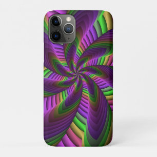 Groovy Energetic Colorful Neon Fraktal Pattern Case-Mate iPhone Hülle