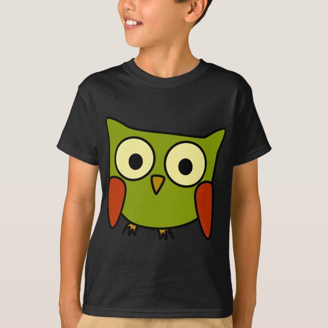Groovy Eule T-Shirt (Vorderseite)