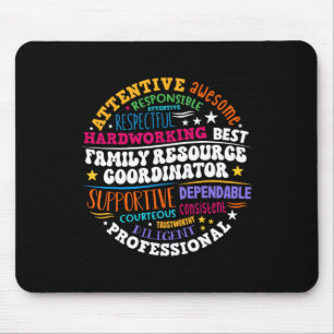 Groovy Family Resource Coordinator Wertschätzung Mousepad