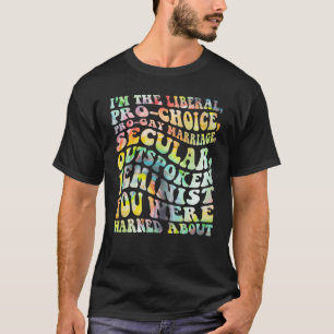 Groovy Feminist Empowerment Frauenrechte Soziale R T-Shirt