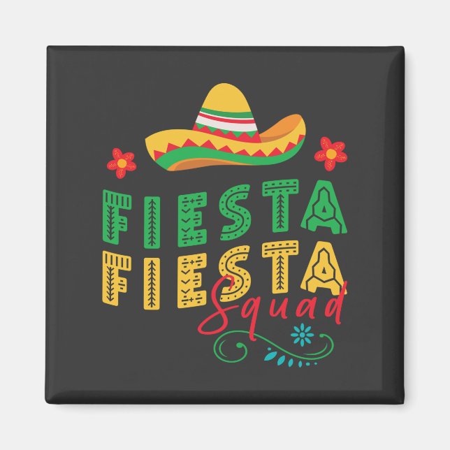 Groovy Fiesta Squad Magnet (Vorne)