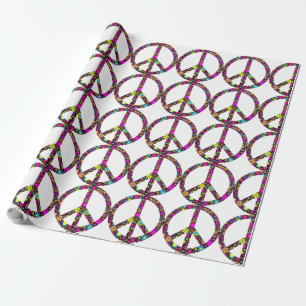 GROOVY FLORAL FLOACE SIGNAD Wrapping Paper Geschenkpapier