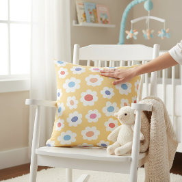 Groovy Flower Power Baby Kinderzimmer Kissenhülle Kissen