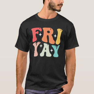 Groovy fröhlicher freiteiliger Lehrer macht Spaß a T-Shirt