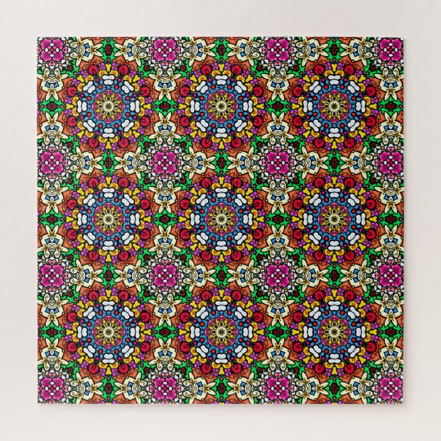 Groovy Funky Flower Power Puzzle Impossible (Vertical)