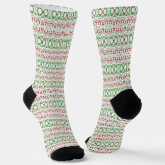 Groovy Funky Tie Dye Weihnachten Boho Hippie Manda Socken