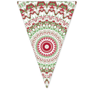 Groovy Funky Tie Dye Weihnachten Boho Hippie Manda Wimpelkette