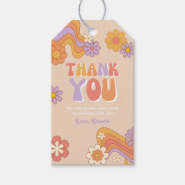 Groovy Gastgeschenk Tags | Groovy Birthday Geschenkanhänger