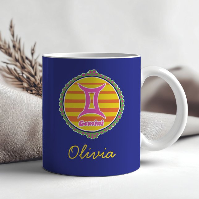 Groovy Gemini Custom Kaffeetasse (Von Creator hochgeladen)