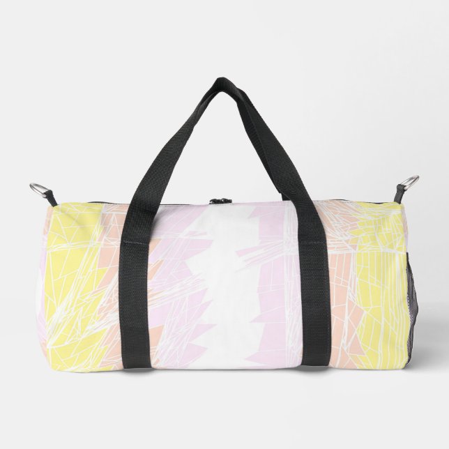 Groovy Geometric Abstrakt Pangender Pride Flag Duffle Bag (Vorderseite)
