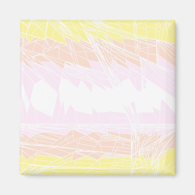 Groovy Geometric Abstrakt Pangender Pride Flag Magnet (Vorne)