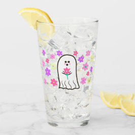 Groovy Ghost mit Blume Glas