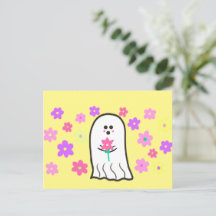 Groovy Ghost mit Blume