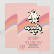 groovy Ghost retro Halloween Spooky One Geburtstag