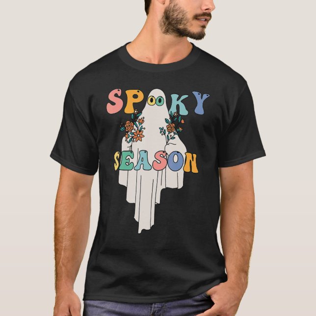 Groovy Ghost Spooky Saison T-Shirt (Vorderseite)