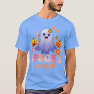 Groovy Ghost Spooky Season Funny Halloween Kostüm T-Shirt