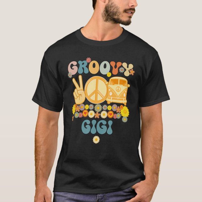 Groovy Gigi Retro Matching Family Baby Dusche Moth T-Shirt (Vorderseite)