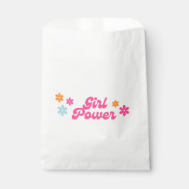 Groovy Girl Power Baby Shower Fevor Bag Geschenktütchen