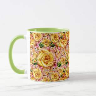 Groovy Golden Rose Opulence: Tasse