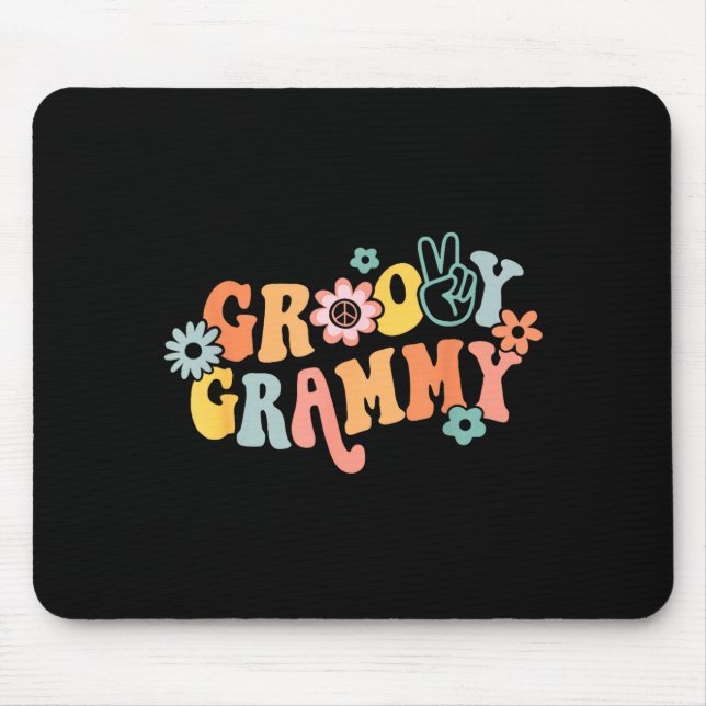 Groovy Grammy One Thankful Grammy Valentines Day M Mousepad (Vorne)