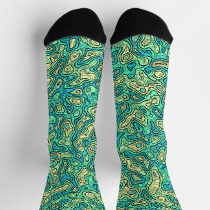 Groovy Green Socks Socken